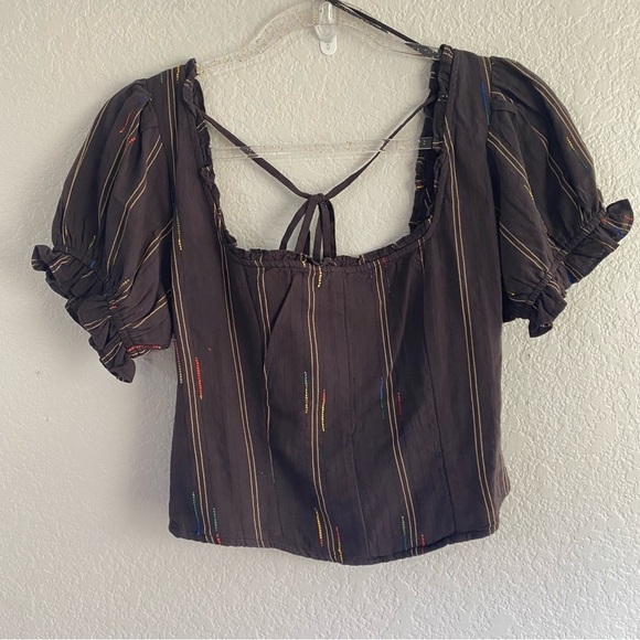 Free People serotonin corset top brown - Picture 1 of 7